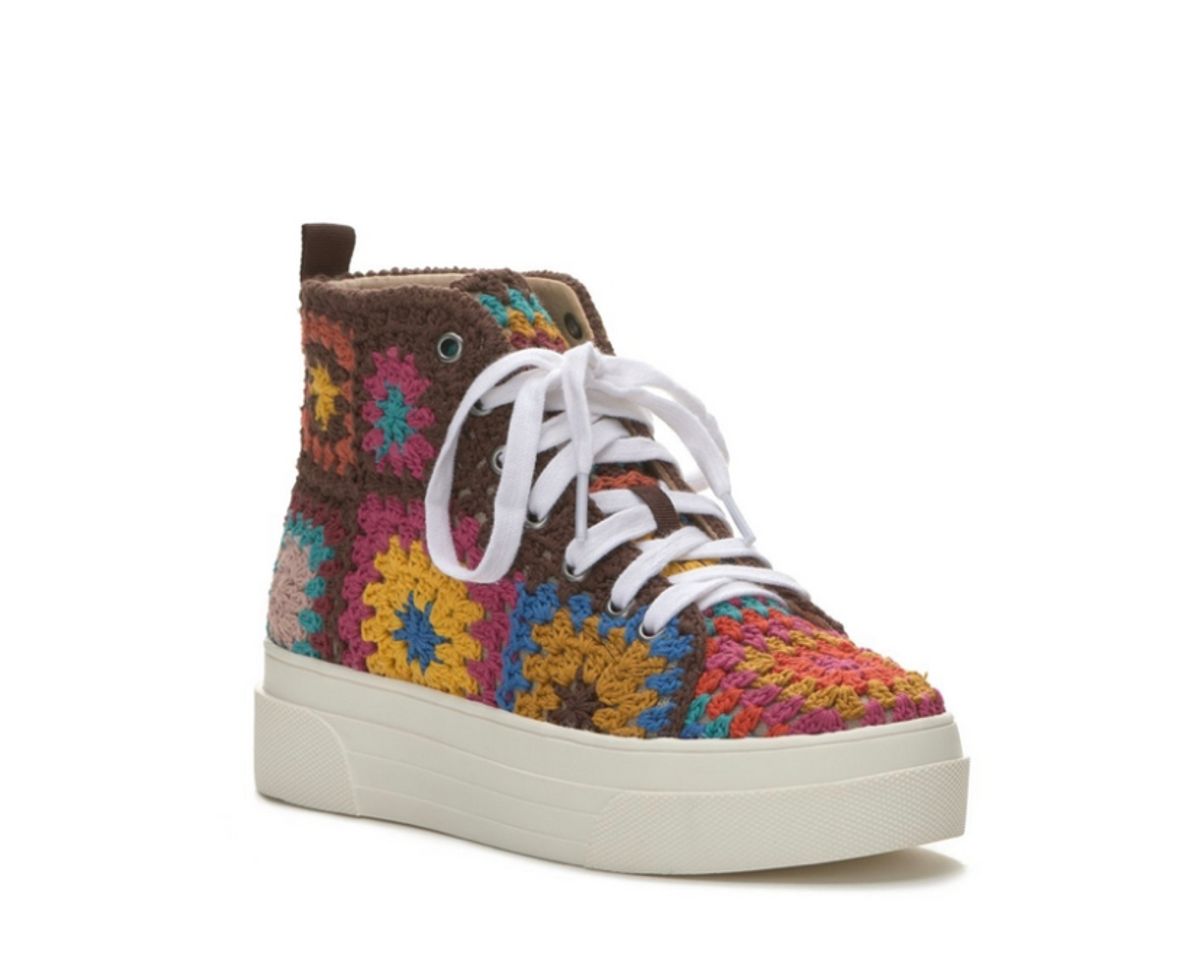 Lucky Brand Curla Crochet High Top Sneaker