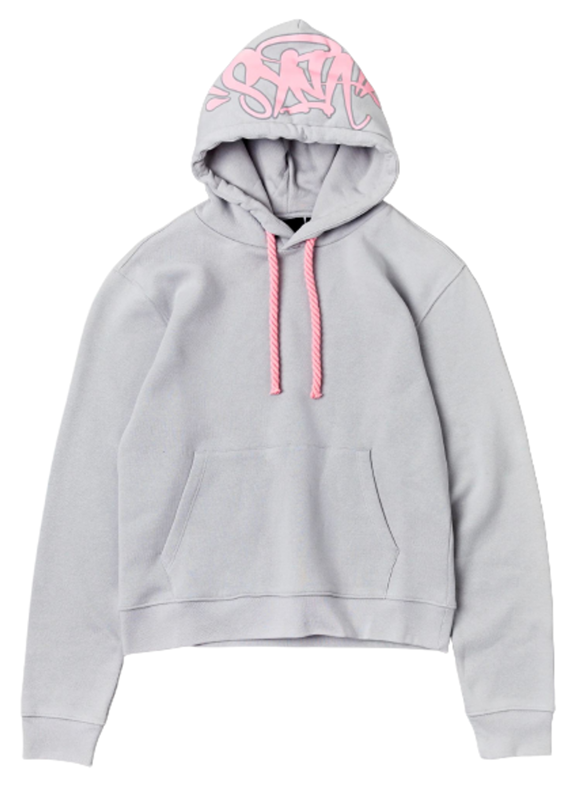 Syna World Logo Grey Pink Hoodie | WHAT’S ON THE STAR?