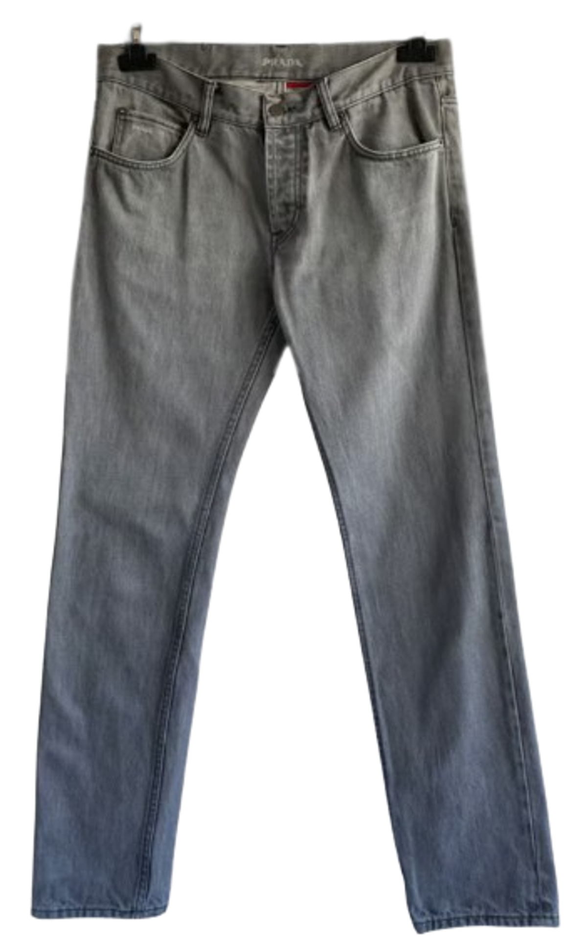 Prada Grey Straight Jeans