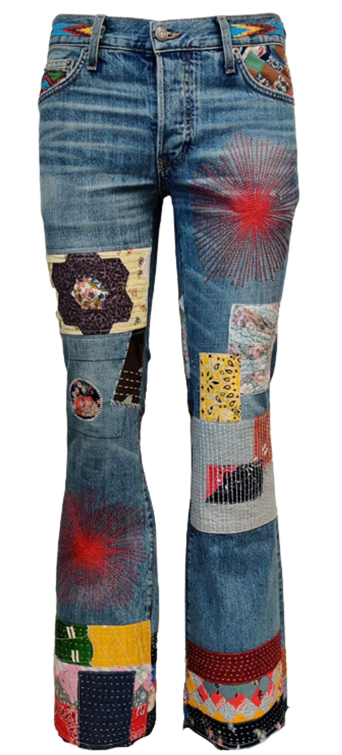Cout De La Liberte Jimmy Crispy Rigid Denim Flare Jeans