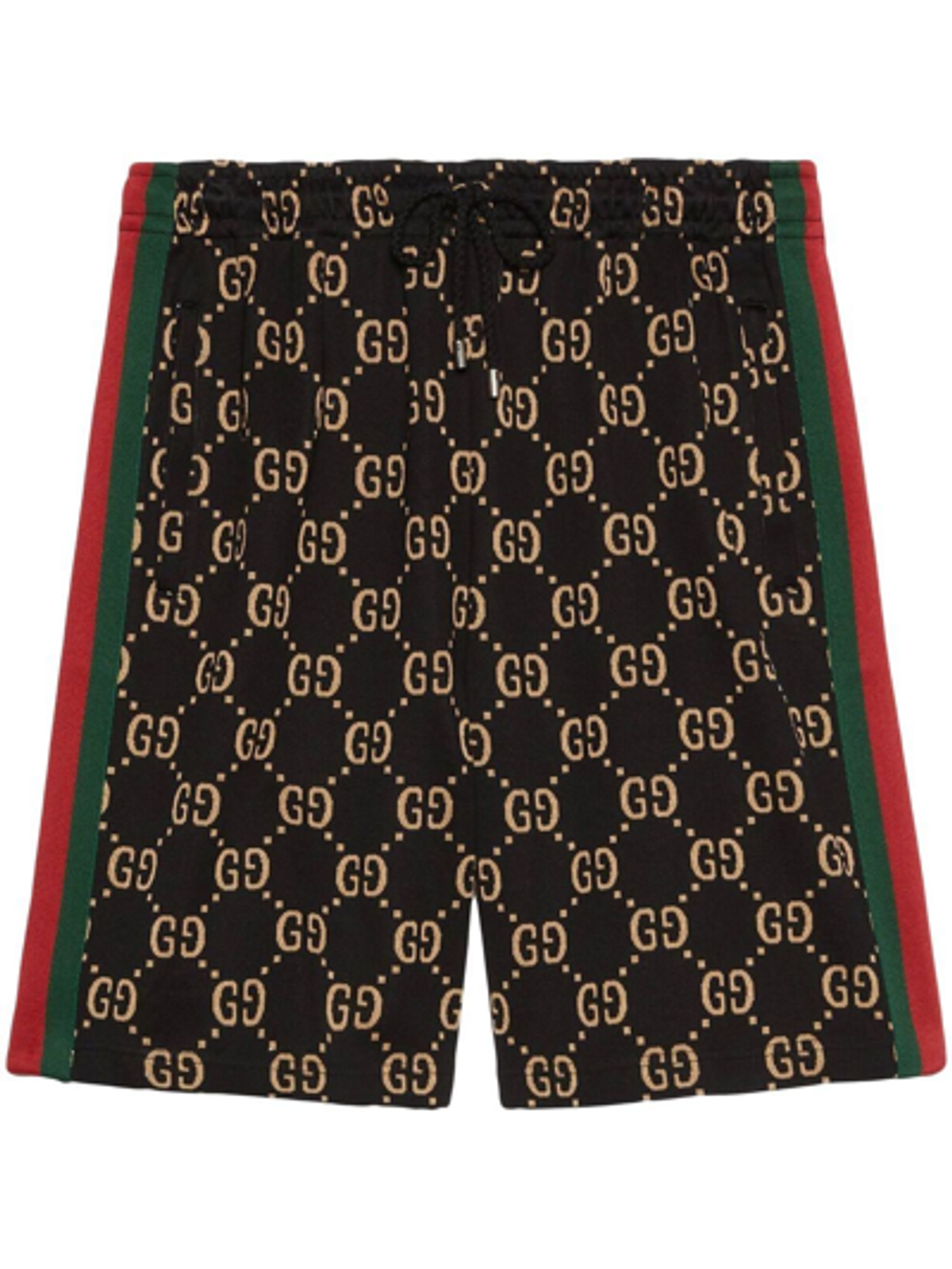 Gucci Black Gg-Jacquard Bermuda Shorts
