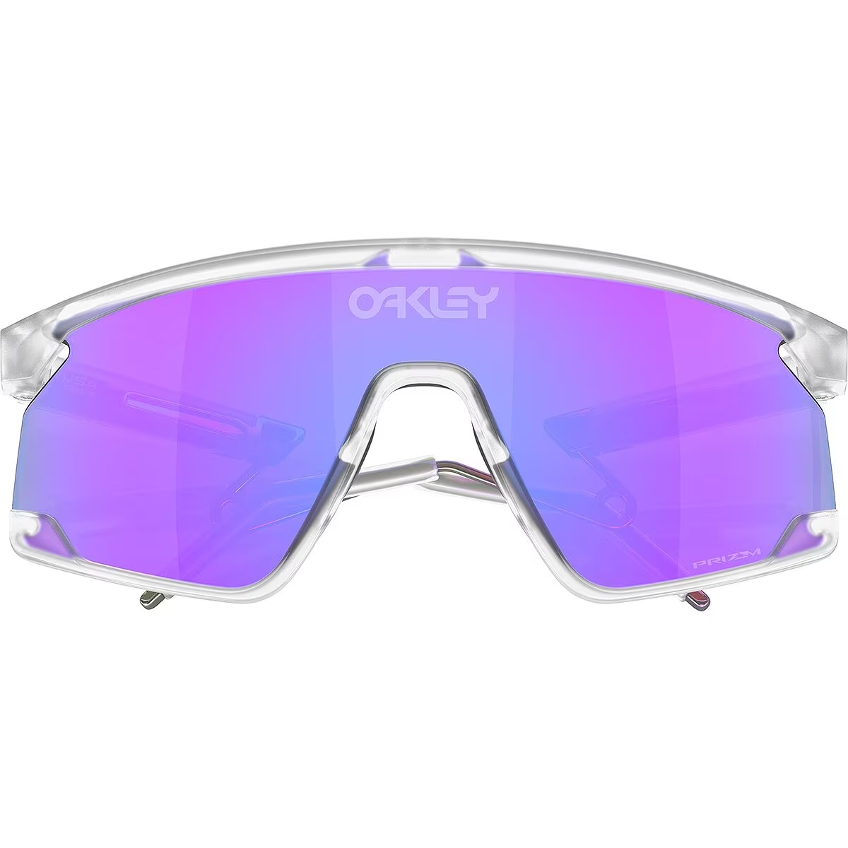 Oakley Clear And Purple BXTR Metal Sunglasses WHAT’S ON THE STAR?