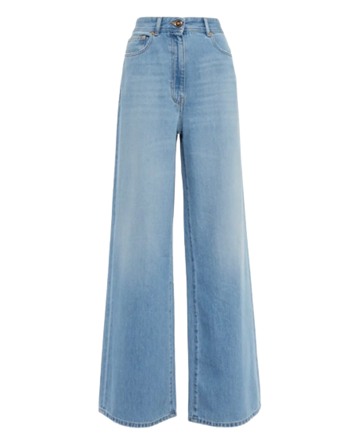 Versace Medusa High-Rise Wide-Leg Jeans