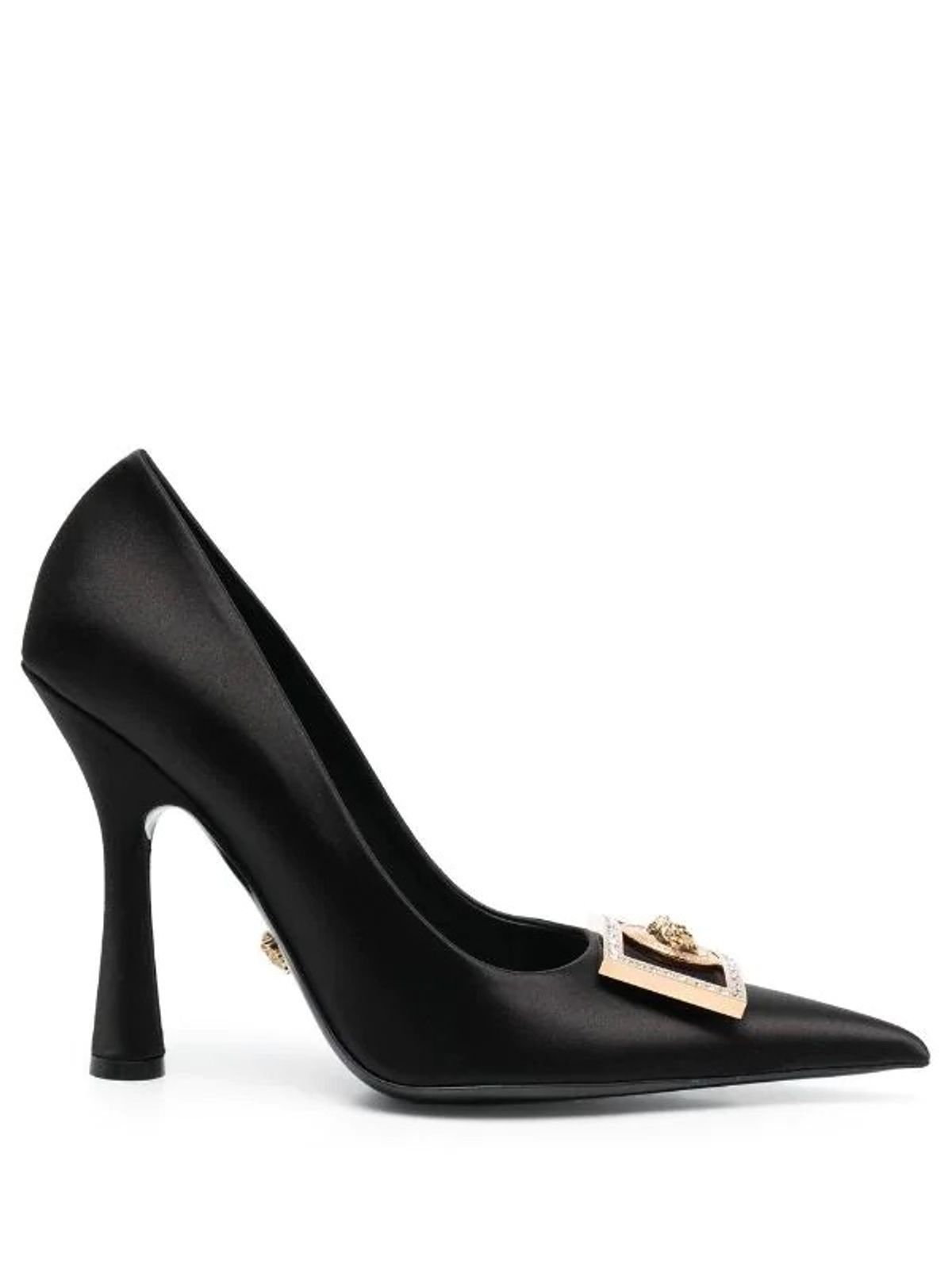 Versace Medusa Biggie Crystal-Embellished Pumps