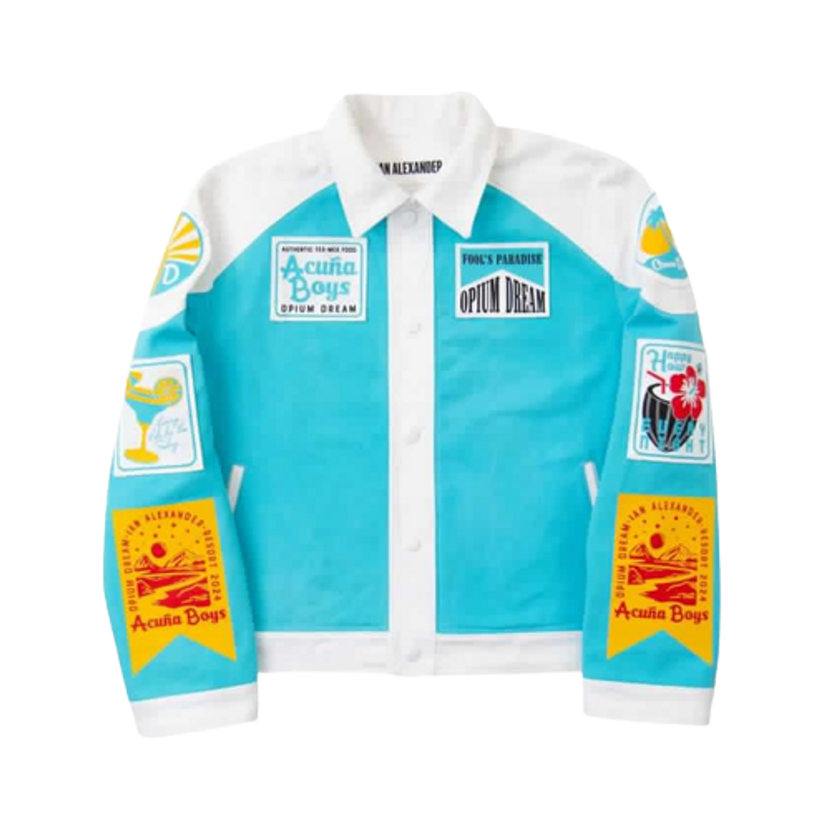 Ian Alexander White Blue Jacket