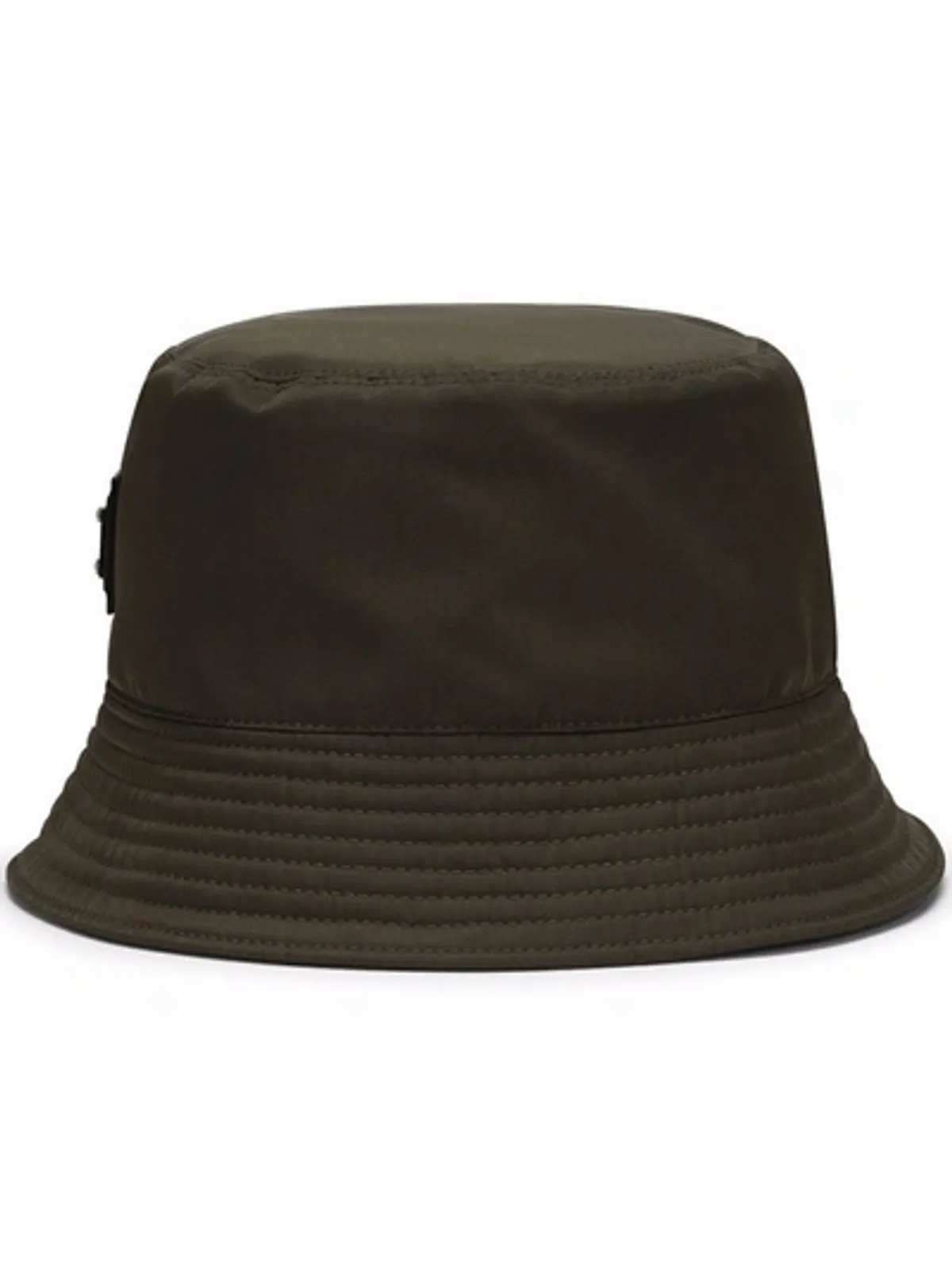 Dolce & Gabbana Black Logo-Plaque Bucket Hat