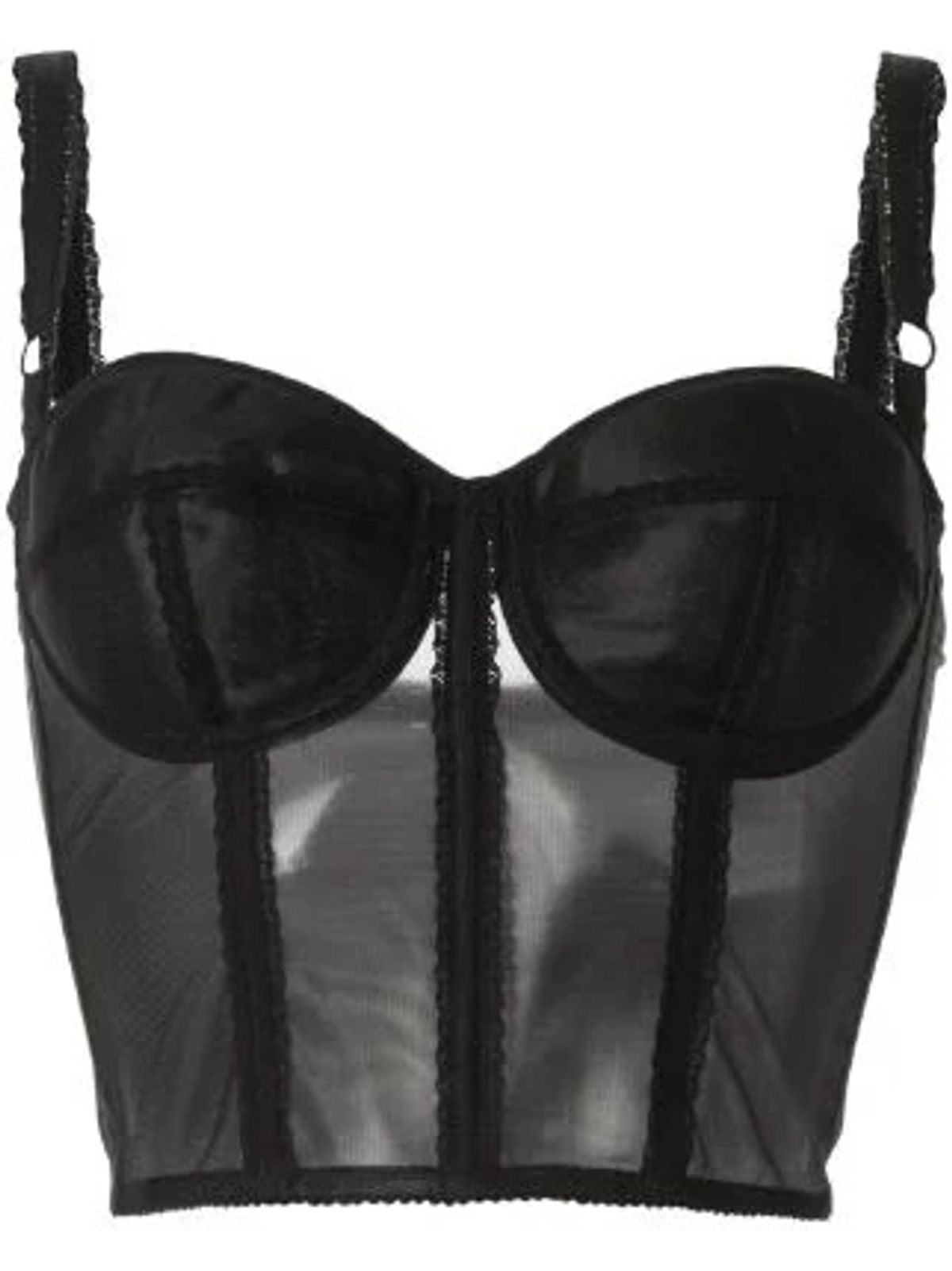 Dolce & Gabbana Cropped Corset-Style Bustier