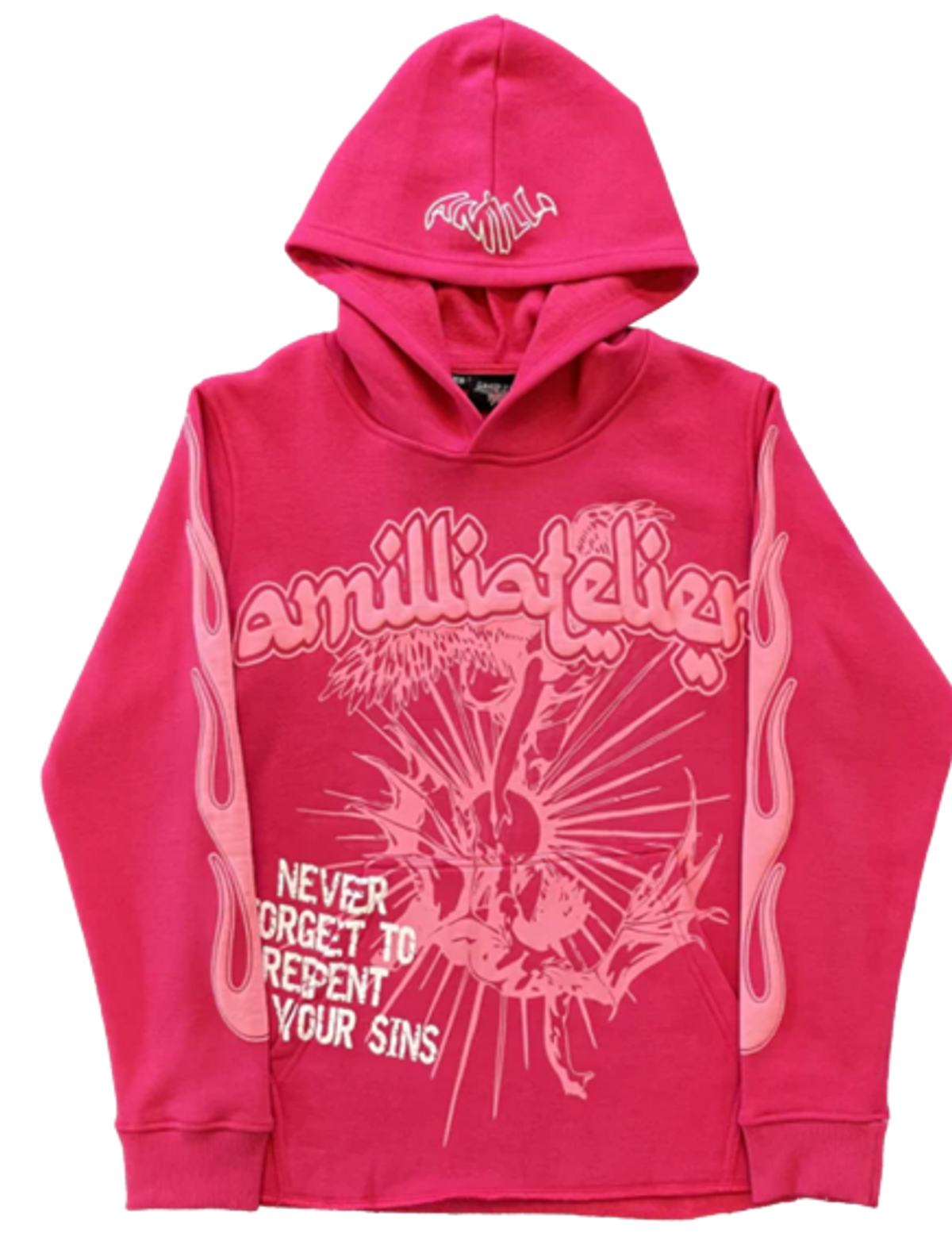 Amilli Atelier Magneta Flamingo Never Forget Hoodie