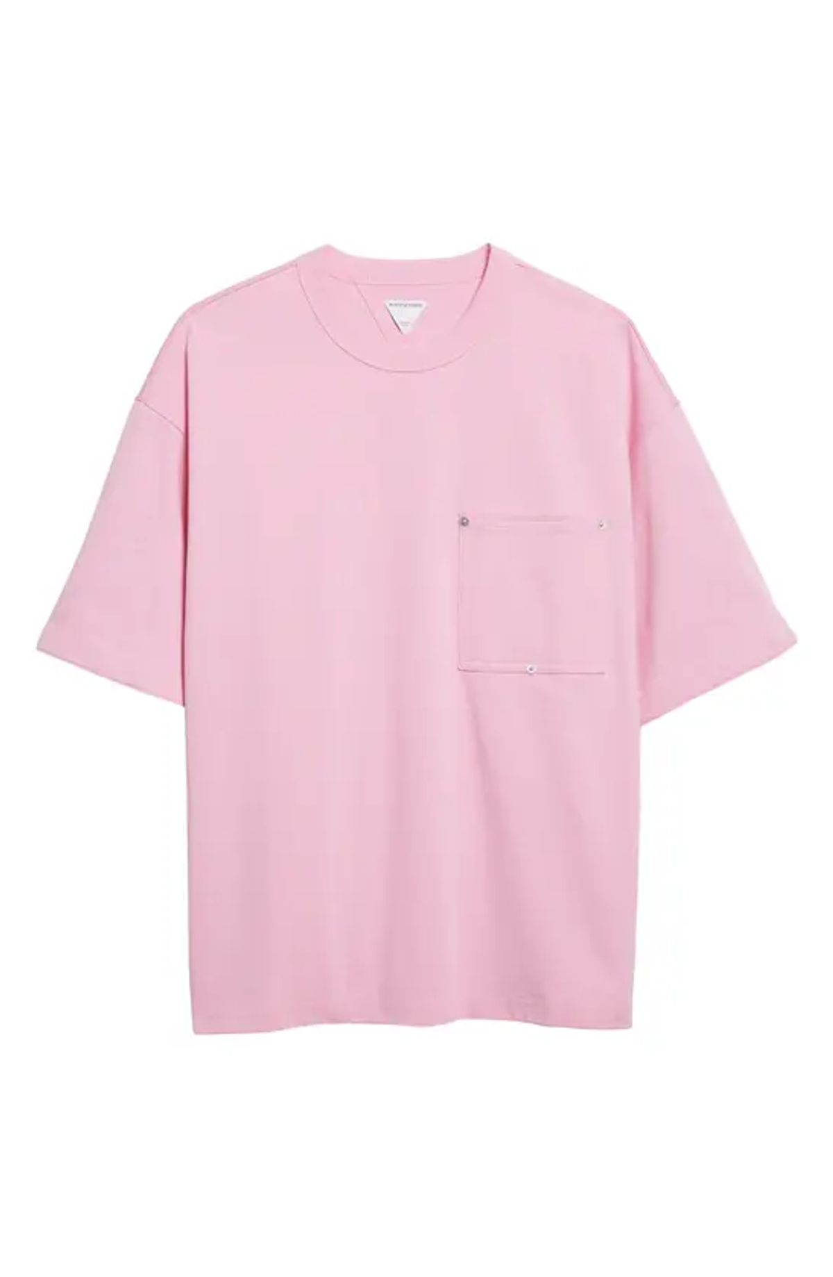 Bottega Veneta Pink And Purple Pocket Heavy Jer T-Shirt