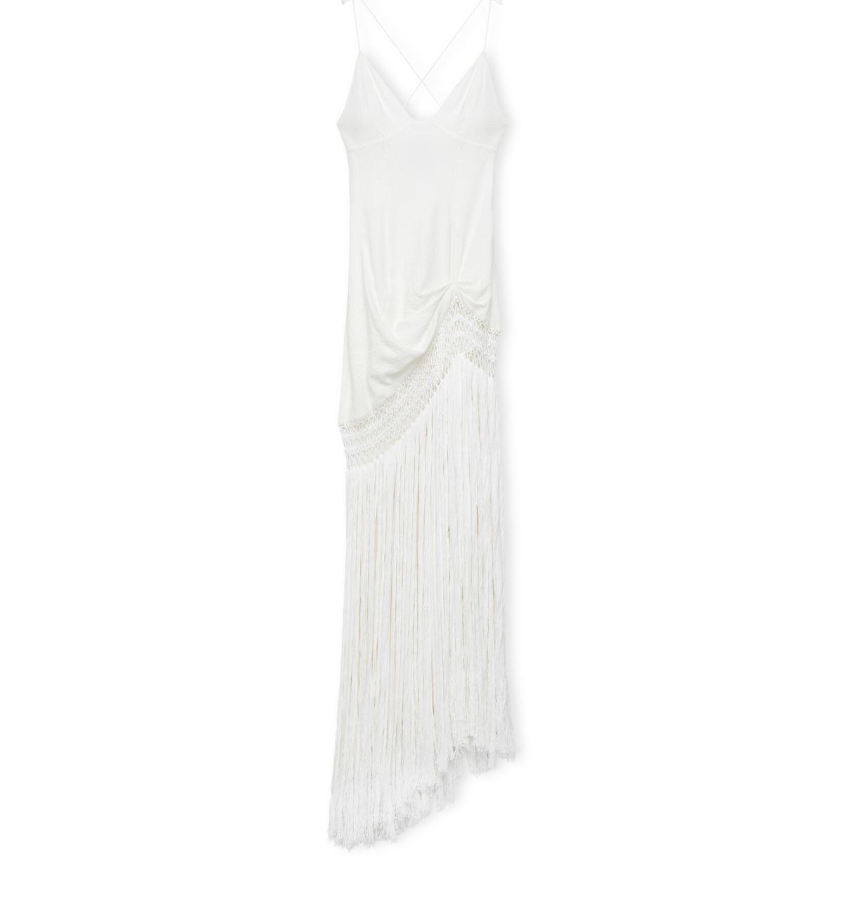 Loewe Lace-up Vest Dress Green Cotton main image 1