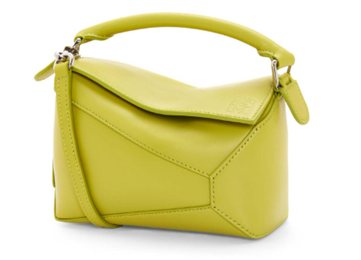 Loewe Satin Calfskin Mini Puzzle Edge Bag