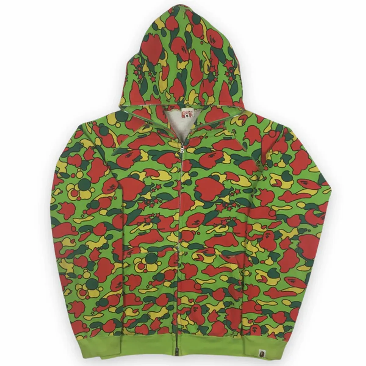 Bape 2005 Camo Zip Up Hoodie