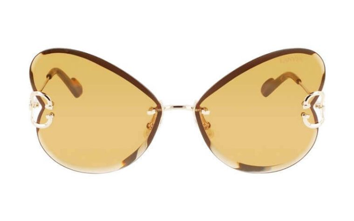 Lanvin Farfalla Rimless Sunglasses