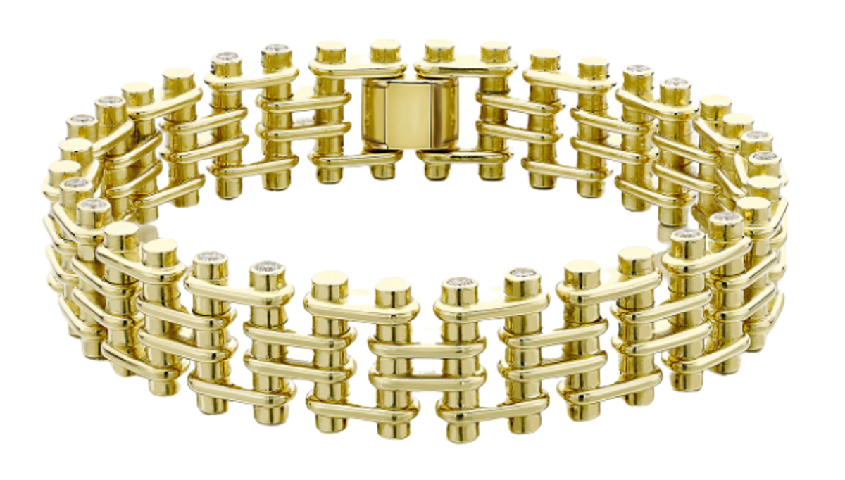 Jessica McCormack Lost Boys Diamond Track Bracelet