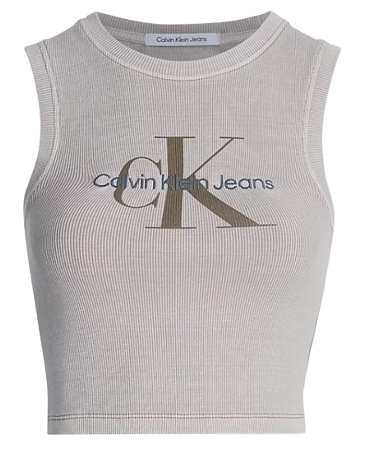Calvin Klein Cropped Monogram Tank Top