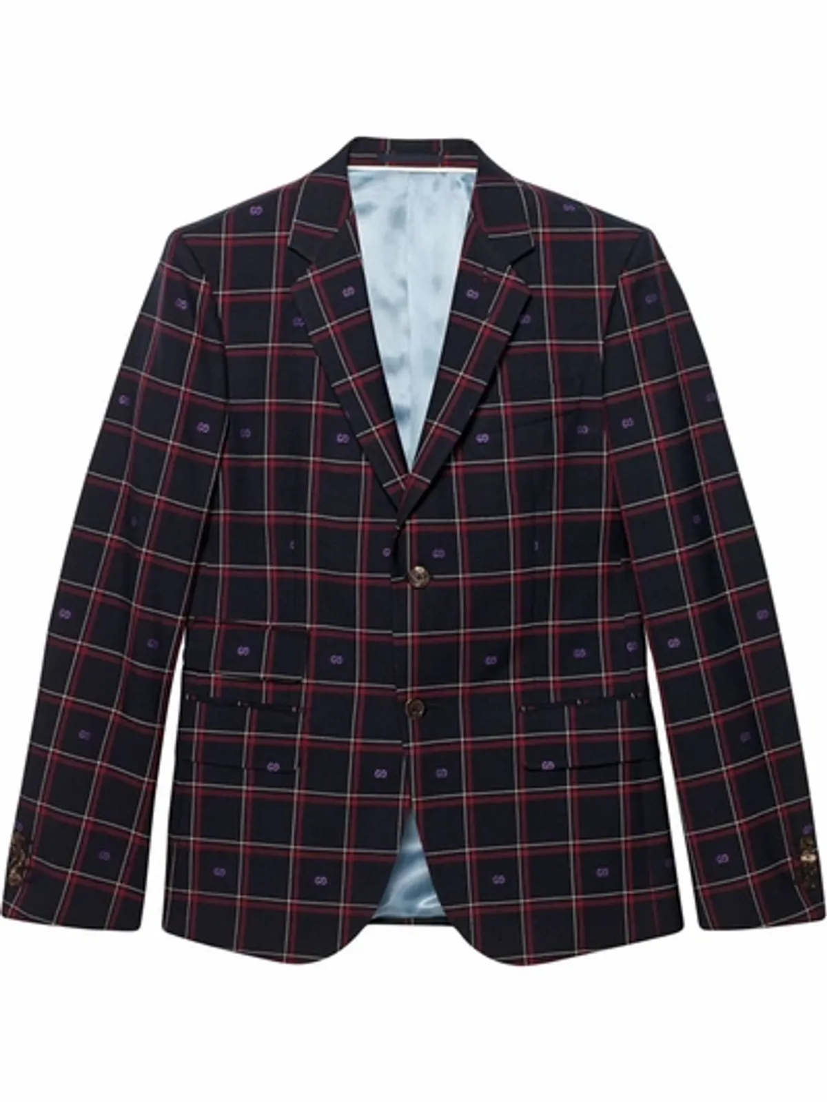Gucci Cambridge Gg Check Wool Jacket