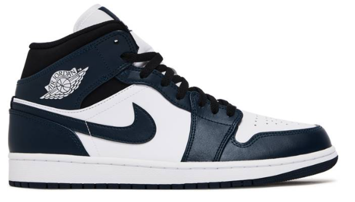 Nike Armory Navy Air Jordan 1 Mid Sneakers