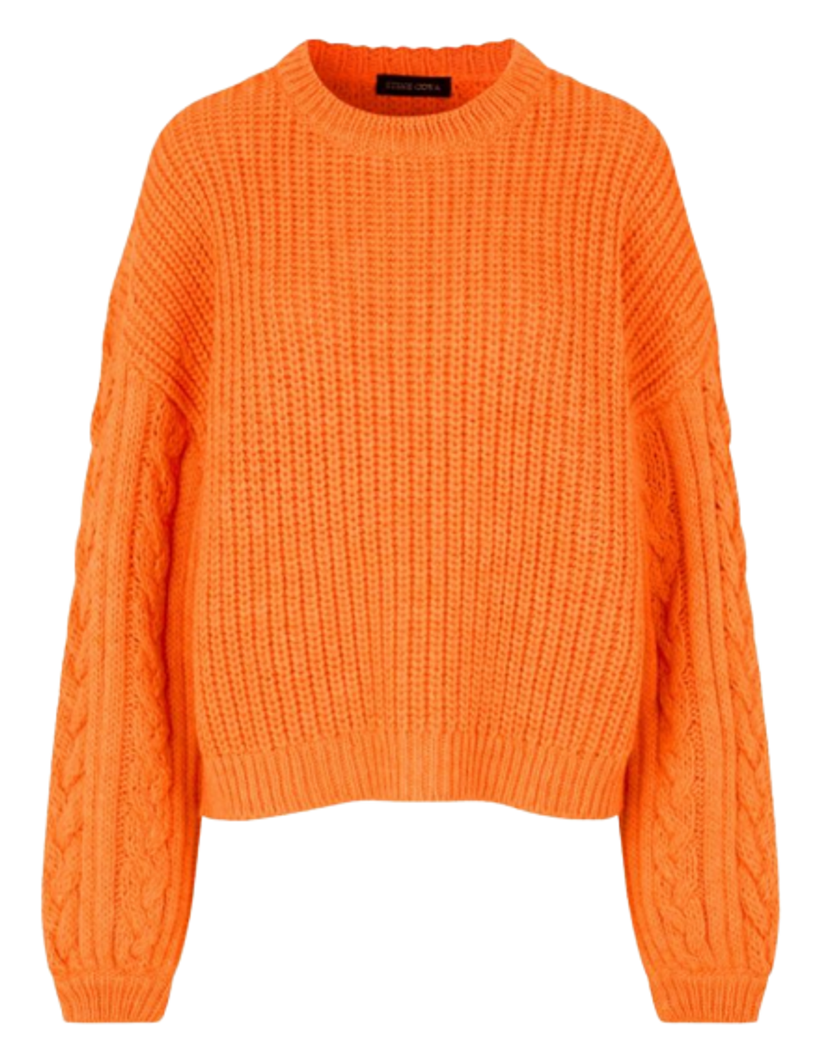 Stine Goya Scharla Orange Knit Sweater