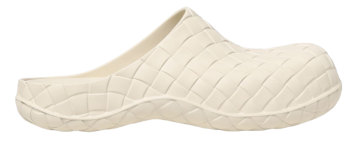 Bottega Veneta Ivory Rubber Sandals