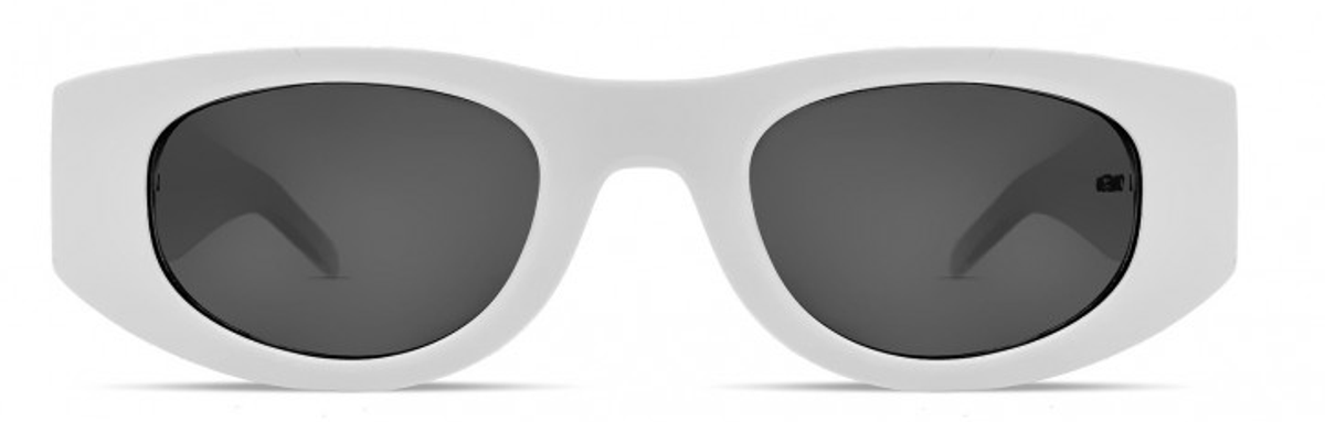 Thierry Lasry White Oval Frame Sunglasses