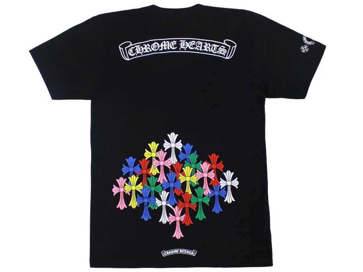 Chrome Hearts Multi Color Cross T-shirt