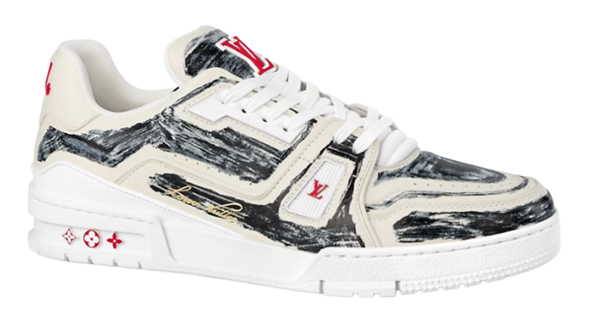 Louis Vuitton Black Trainer Sneakers