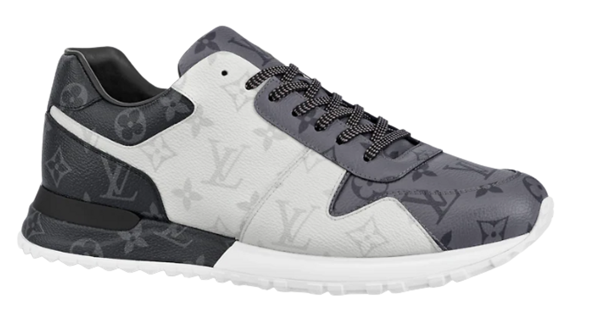 Louis Vuitton White Monogram Ice Run Away Sneakers