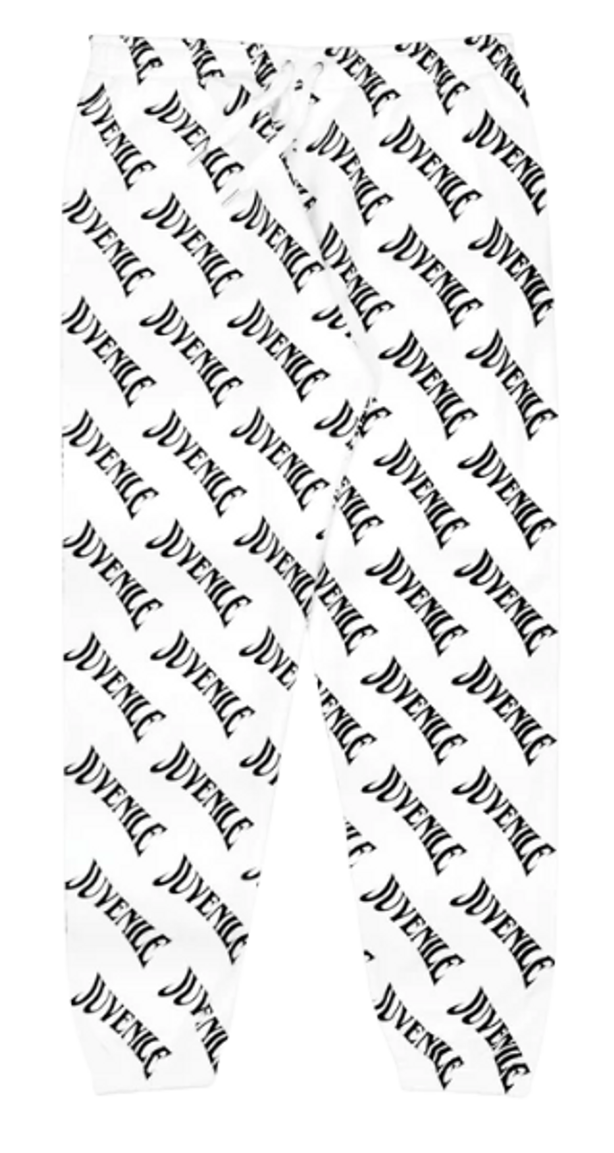 Juvenile All Over Logo White Sweatpants