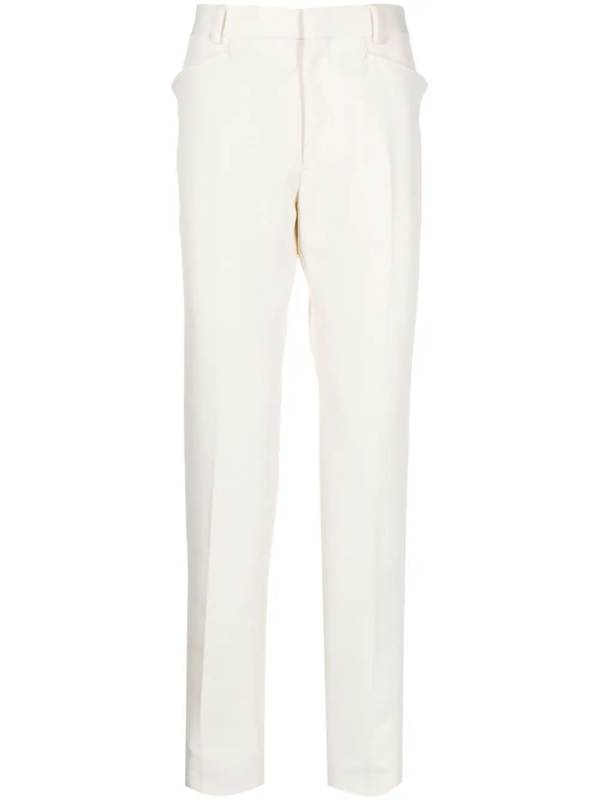 Tom Ford White Whipcord Atticus Tailored Trousers