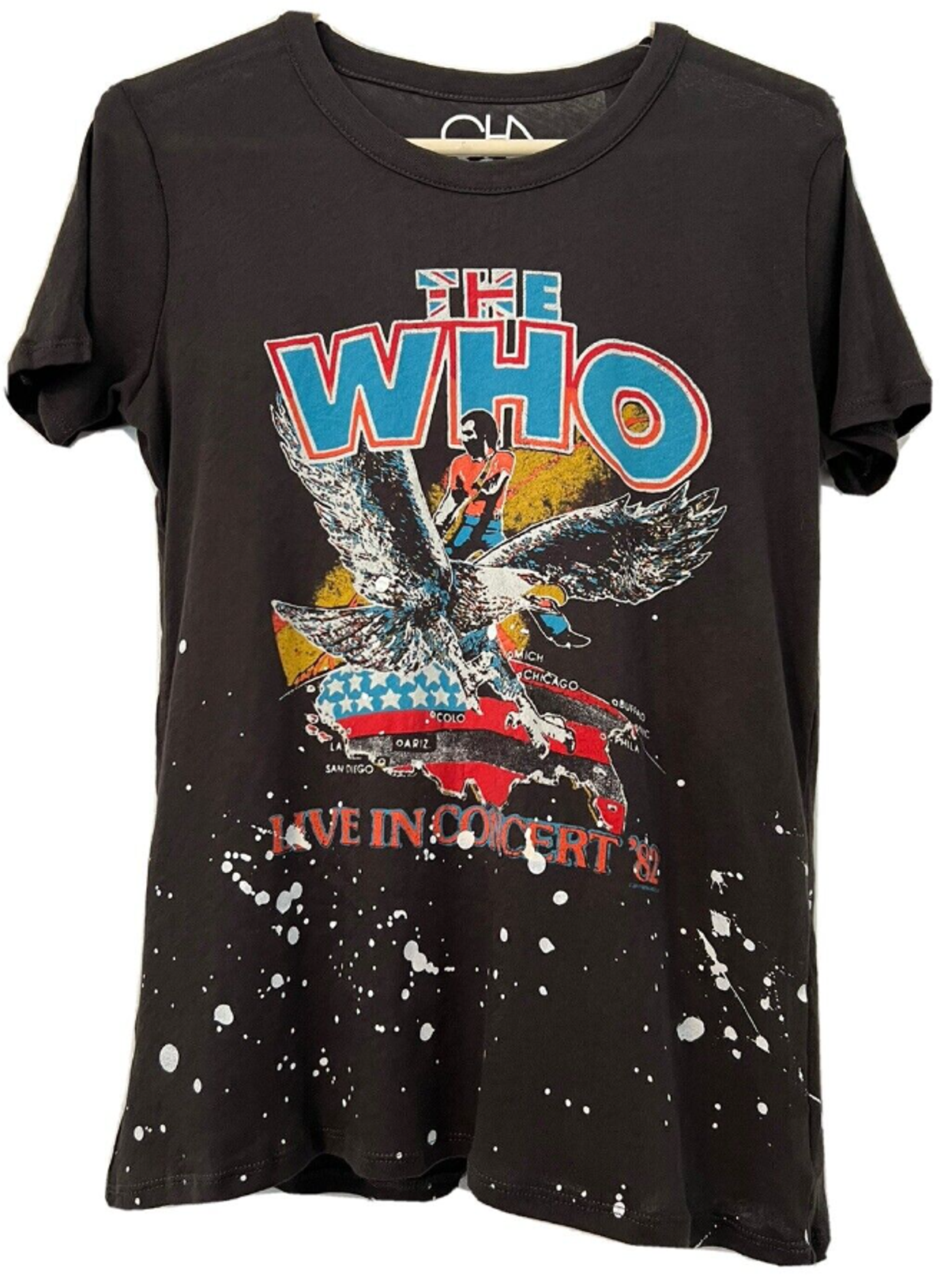 Vintage Chaser The Who Live In Concert 82 T-Shirt