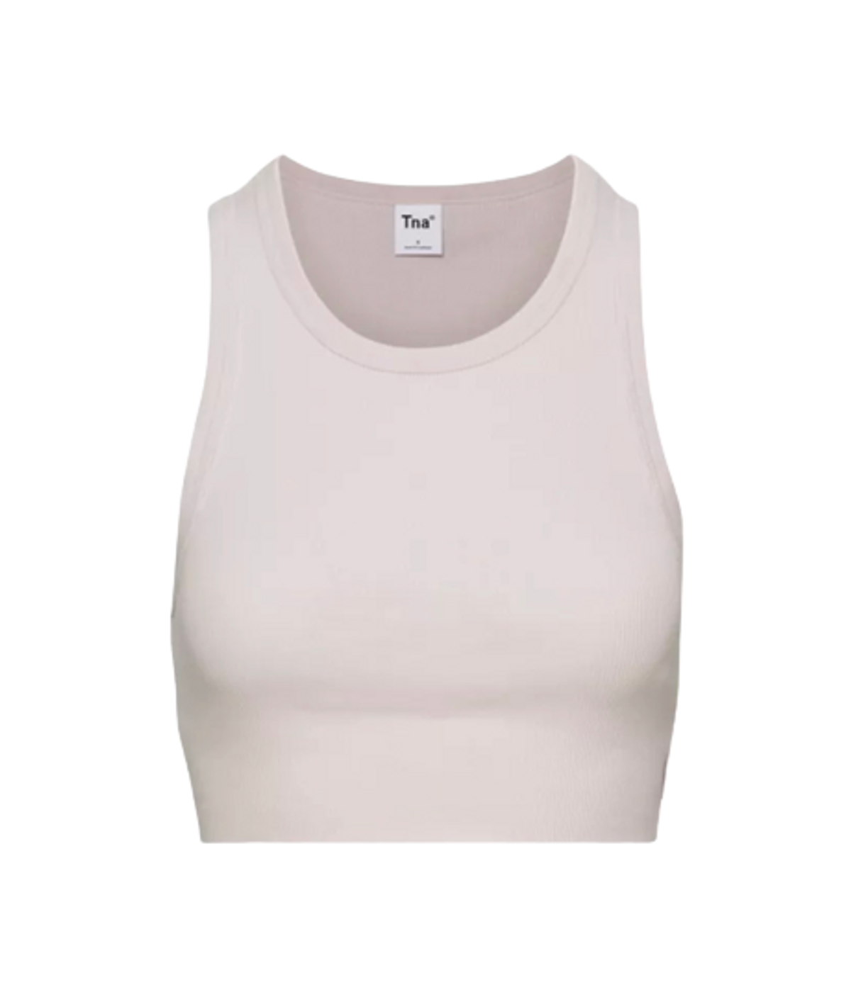 Aritzia Ribbed Cropped Racer Tank Top