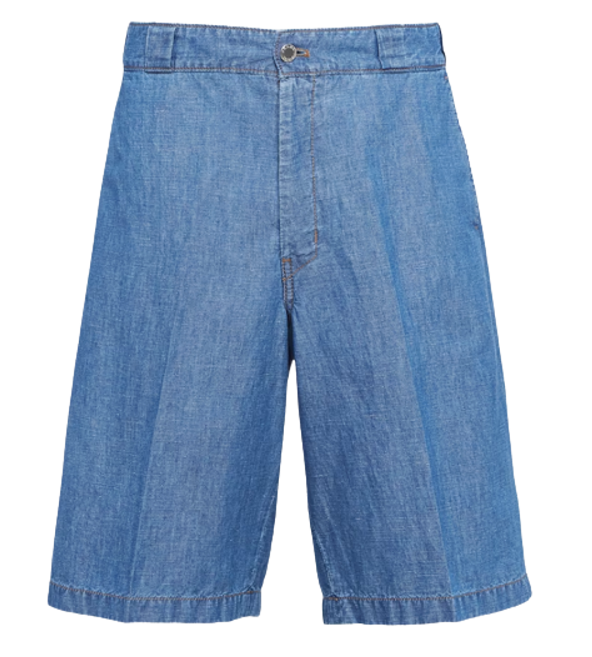 Prada Chambray Light Blue Bermudas
