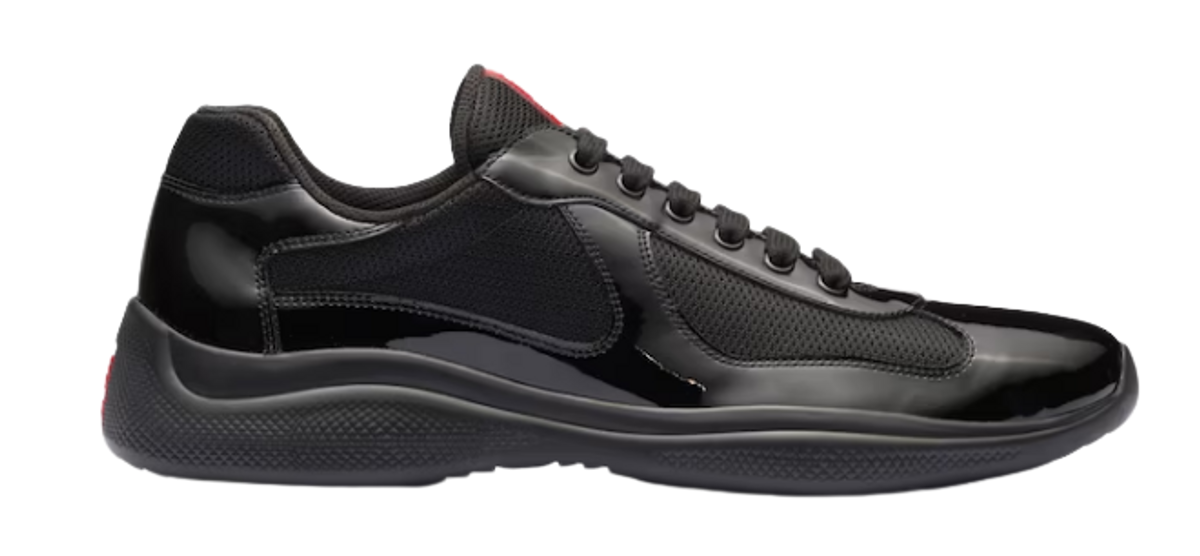 Prada Americas Black Cup Sneakers