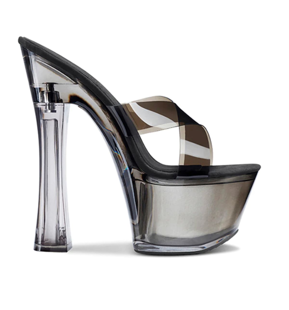 Femme LA Natale Smoked Noir Pvc Platform