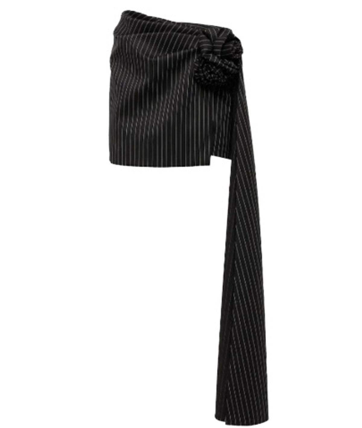 Magda Butrym Striped Wool Miniskirt