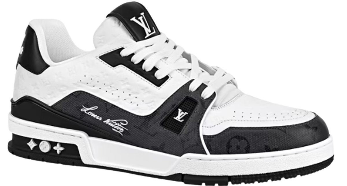 Louis Vuitton Black Lv Trainer Sneakers