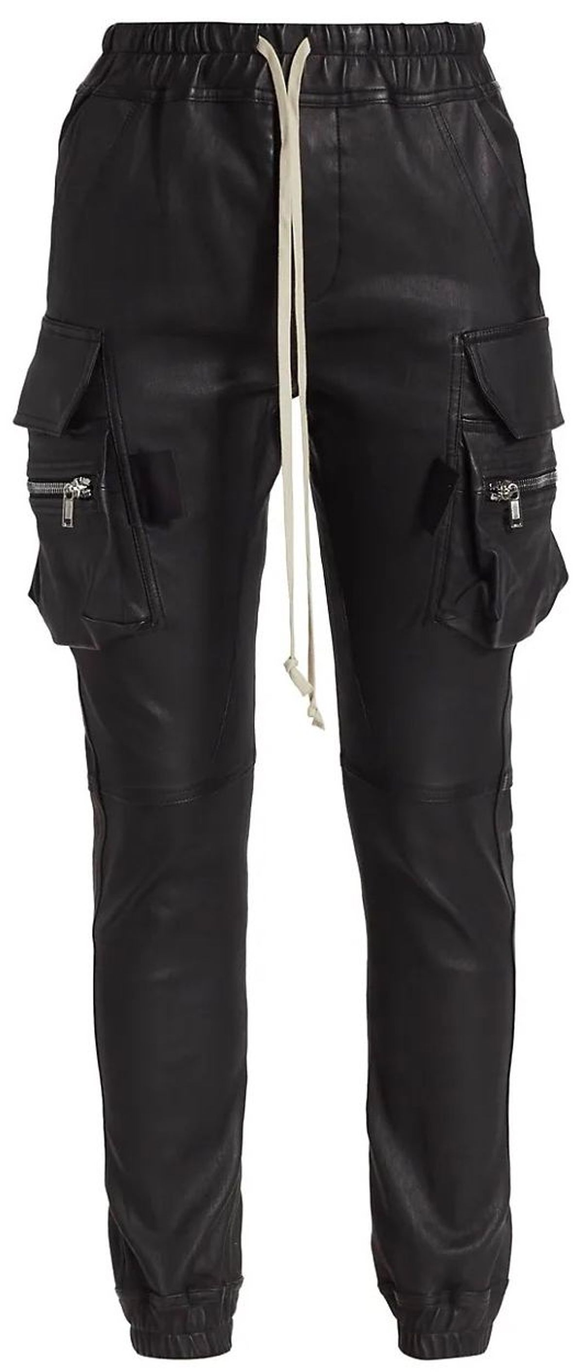 Rick Owens Mastodon Cargo Leather Pants