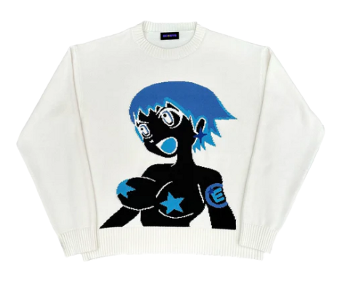 Ecosys La Girl Cream White Knitted Sweater