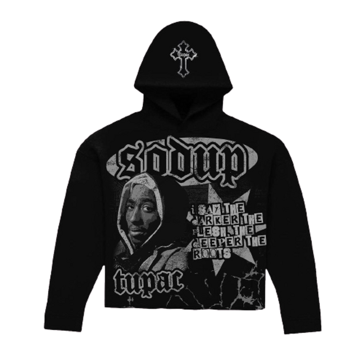 Sodup New York Tupac Shakur Black Hoodie