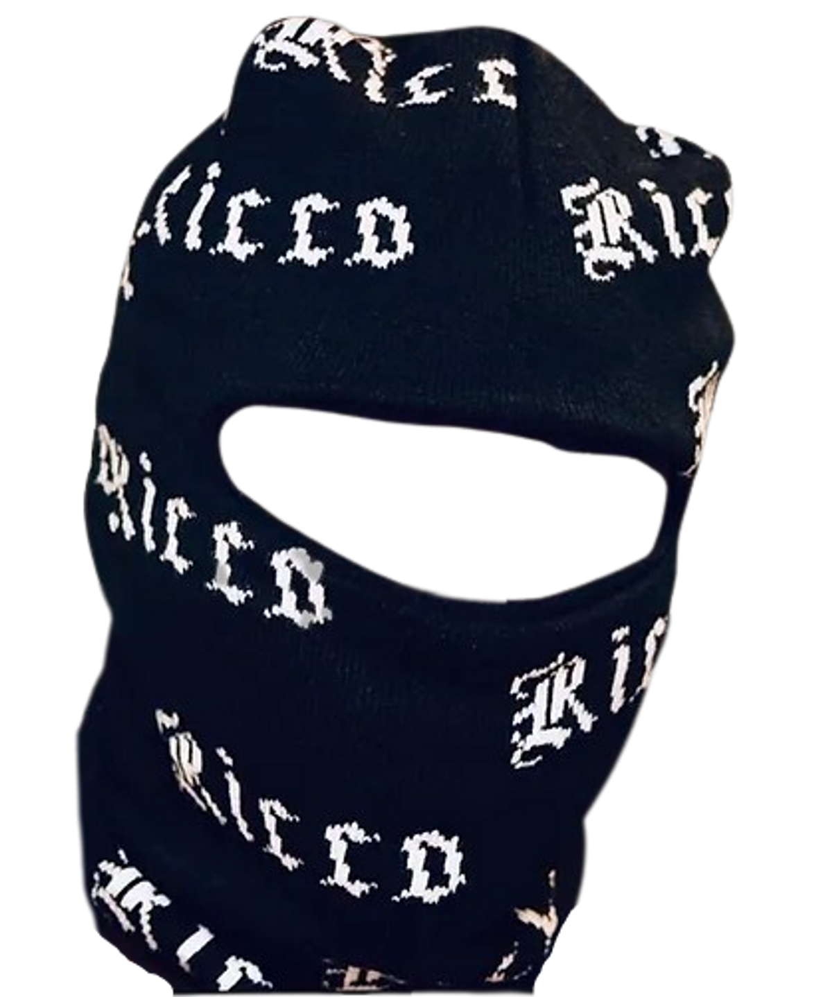 Ricco Gioventu Black Balaclava Mask