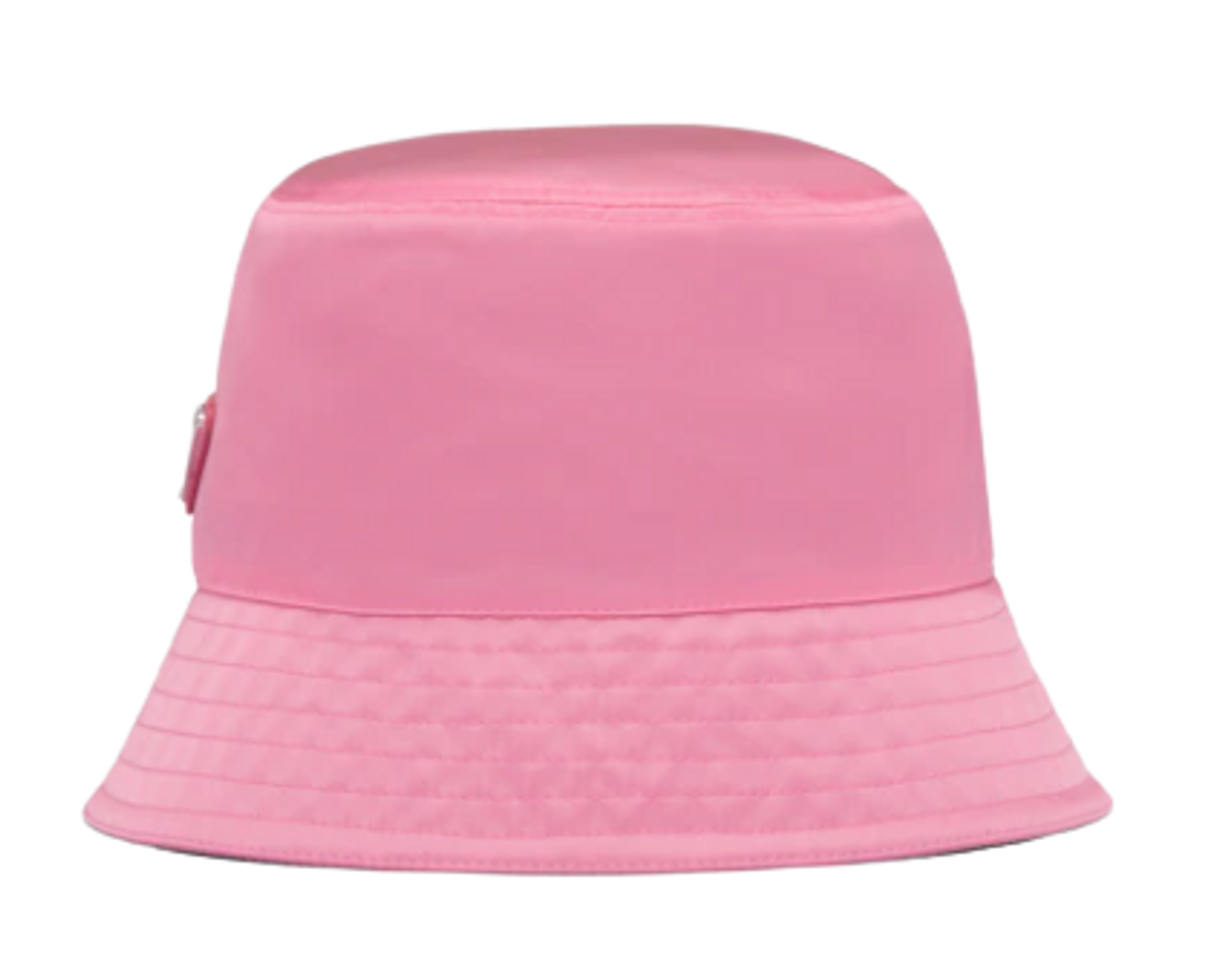 Prada Pink Nylon Bucket Hat WHAT’S ON THE STAR?