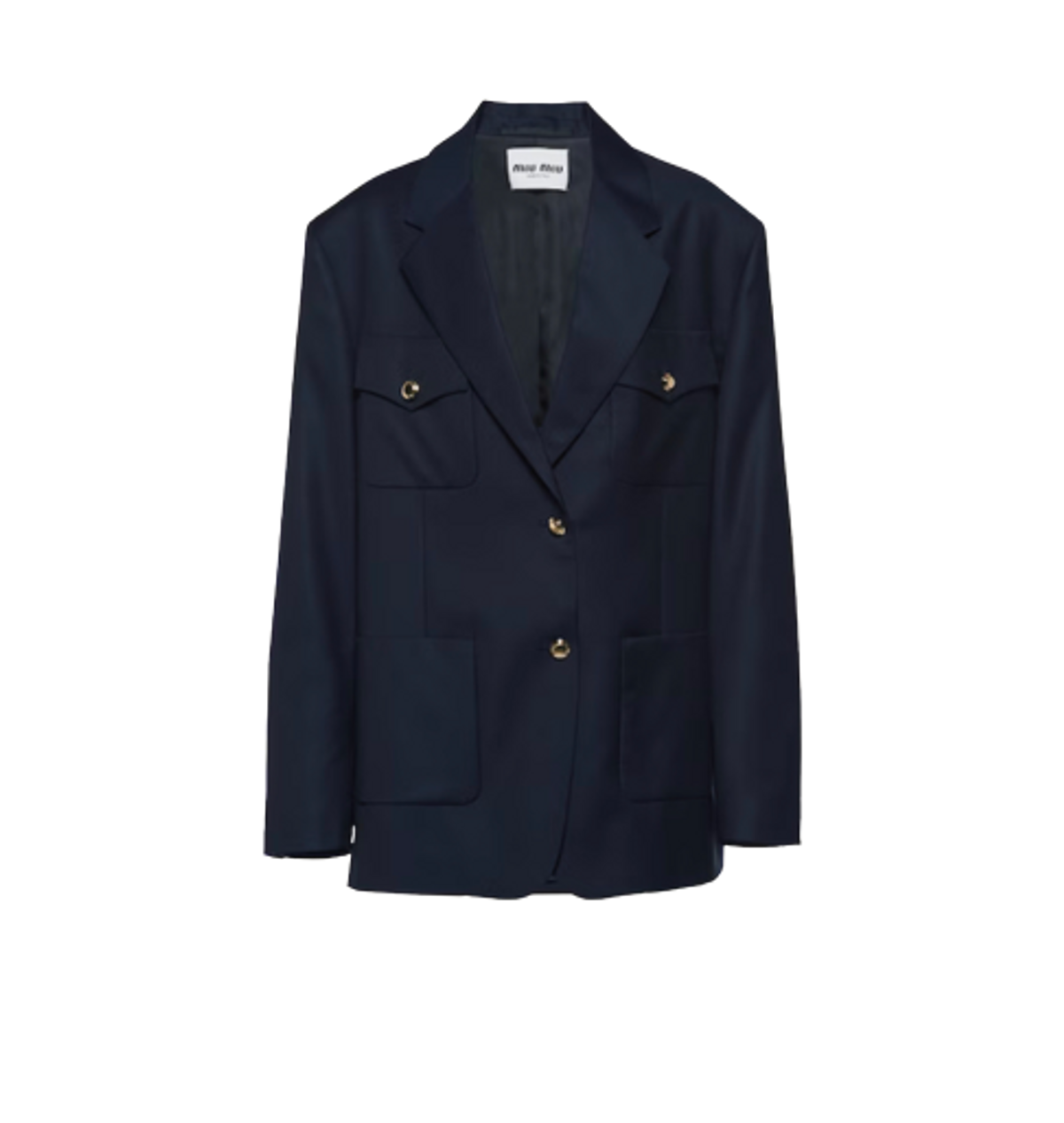 Miu Miu Single-Breasted Batavia Jacket