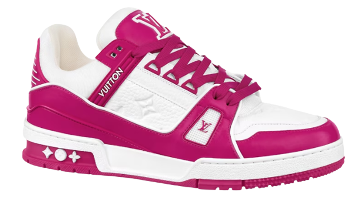 Louis Vuitton Fuchsia Trainer Sneakers
