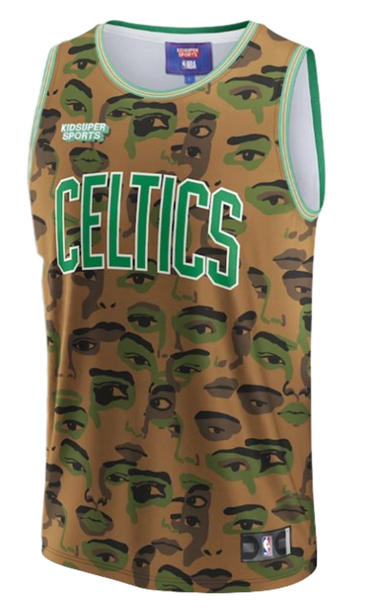 NBA × KidSuper Brown Boston Celtics Hometown Jersey