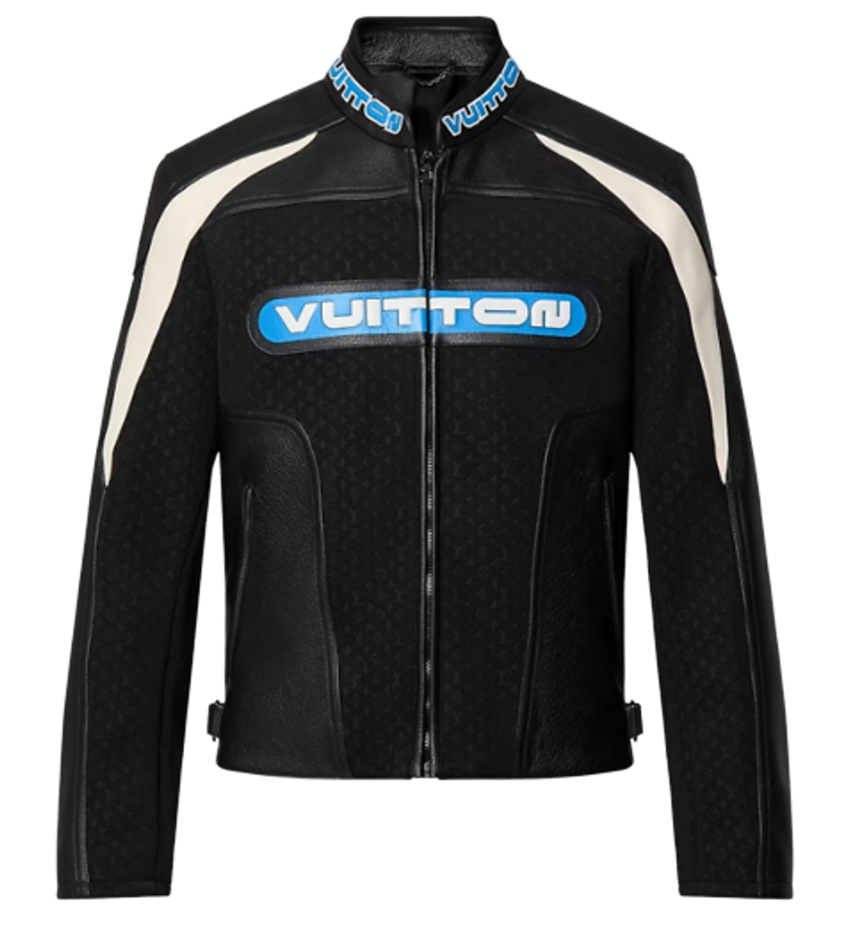 Louis Vuitton Leather Mix Biker Jacket