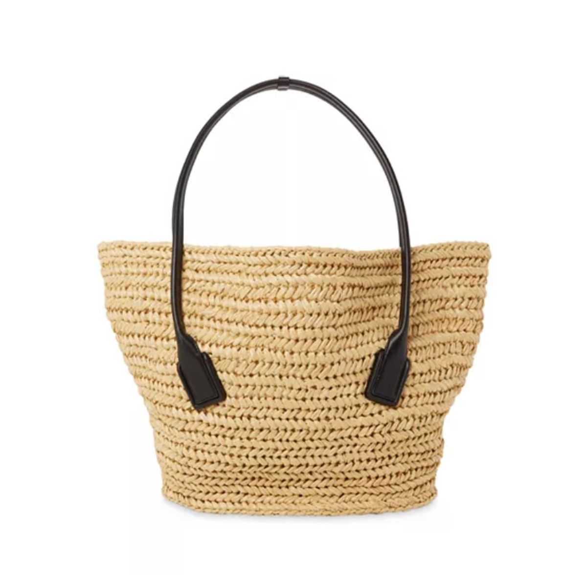 Bottega Veneta Arco Raffia Tote Bag