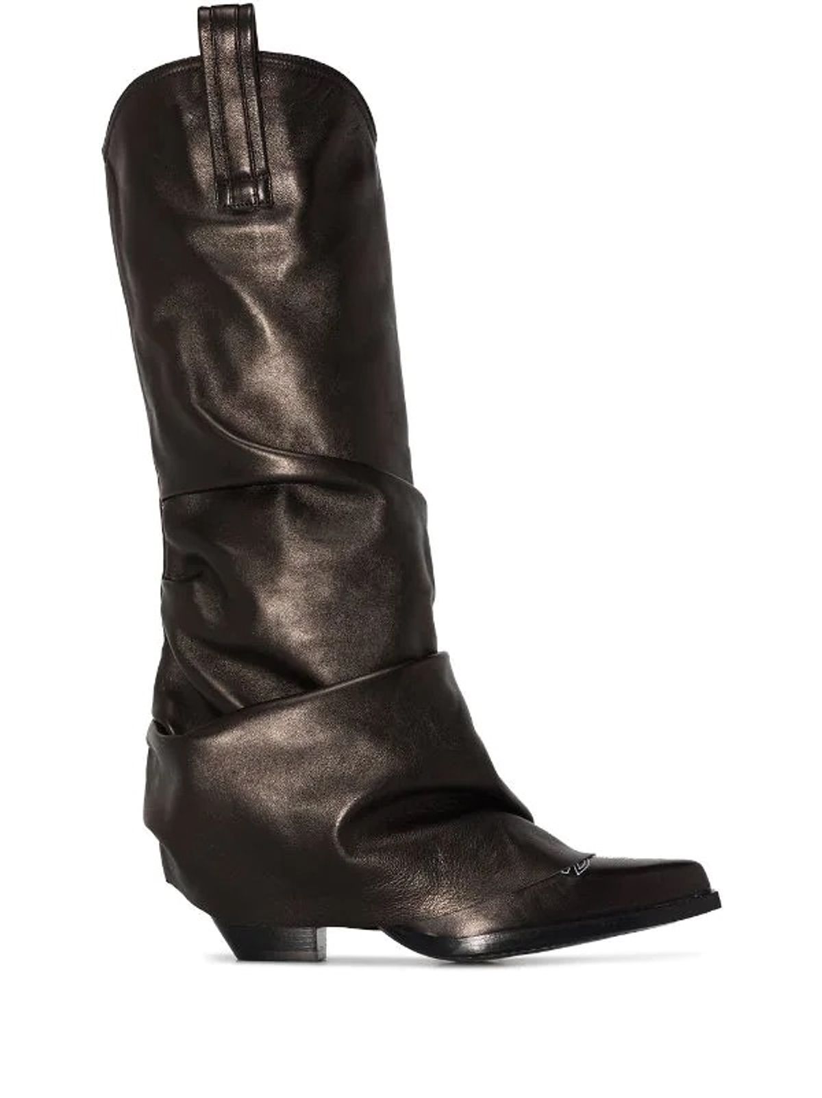 R13 Knee-High Leather Boots