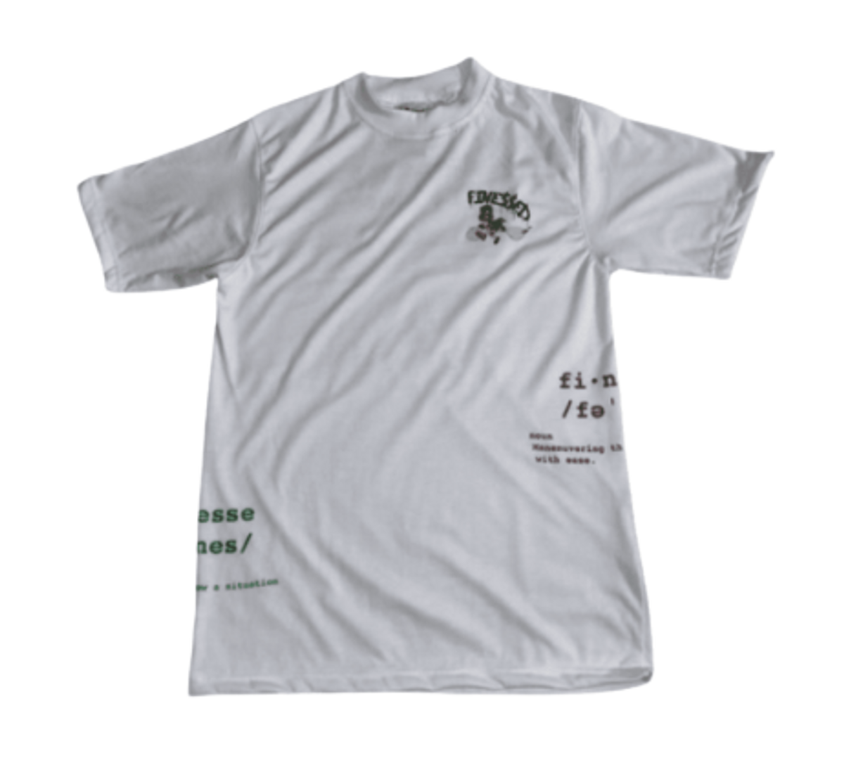 Finesse2tymes Merch White Logo T-Shirt