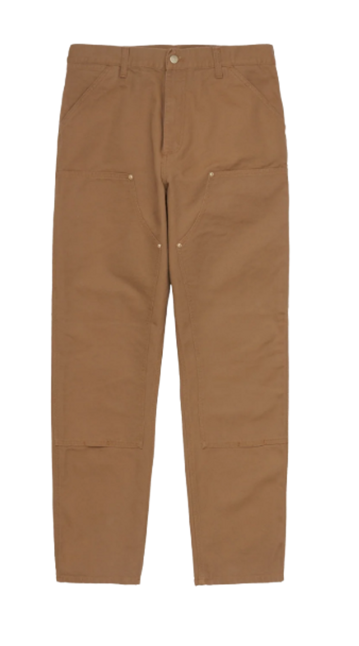 Carhartt Hamilton Brown Dearborn Canvas Double Knee Pants