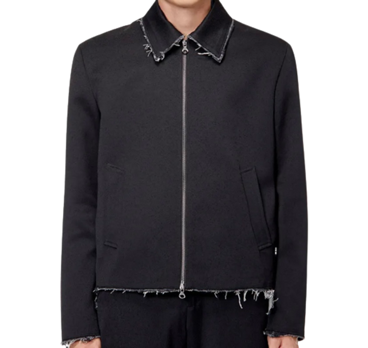 Diesel JPromFringes Frayed Boucle Jacket WHAT’S ON THE STAR?